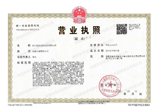 喜報！陜西有色駝城建設有限公司正式成立
